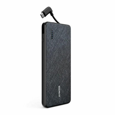 ANKER - Anker PowerCore+ 10000mAh Power Bank with Built-in USB-C Cable