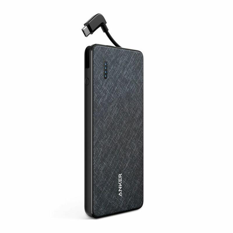 Anker PowerCore+ 10000mAh Power Bank with Built-in USB-C Cable, , large image number 0