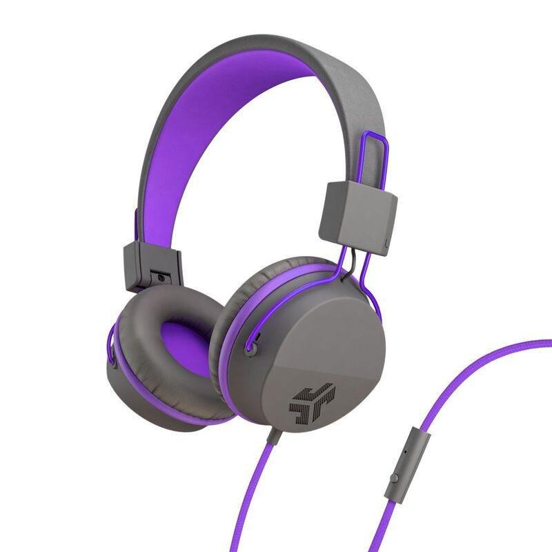 Jlab Jbuddies Studio Folding Kids Aux On-Ear Headphones - Purple, , medium