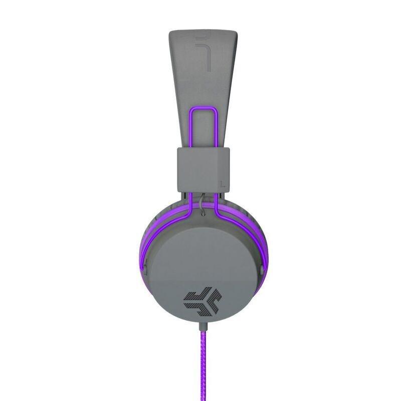 Jlab Jbuddies Studio Folding Kids Aux On-Ear Headphones - Purple, , medium