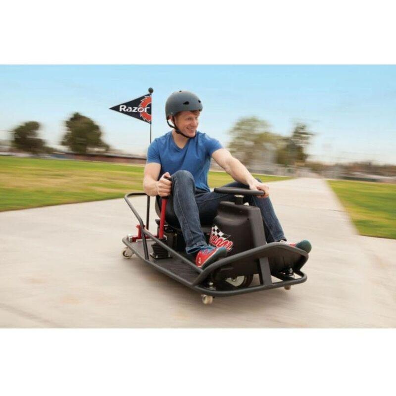 Razor Crazy Cart XL Electric Ride-On Go Kart, , large image number 2