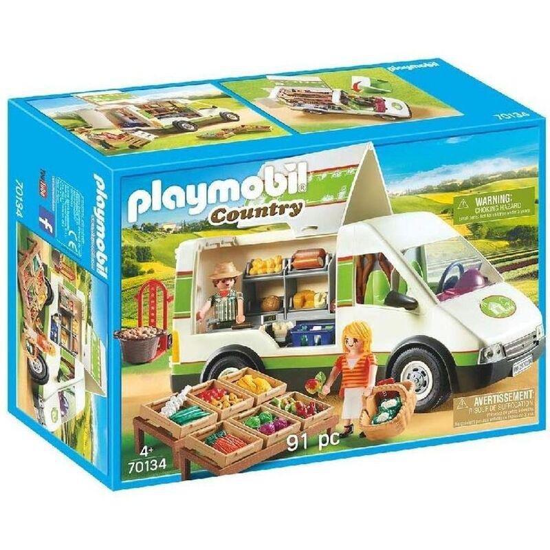 Playmobil Mobile Farm Market Playset 70134, , large image number 0