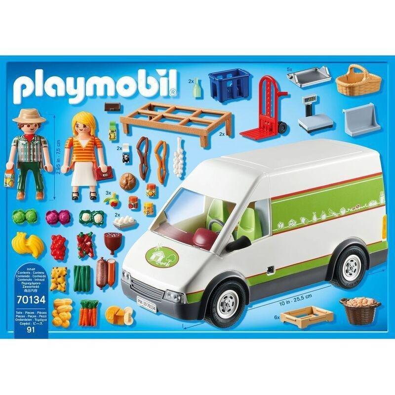 Playmobil Mobile Farm Market Playset 70134, , large image number 1
