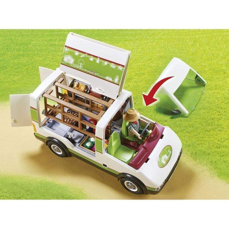 Playmobil Mobile Farm Market Playset 70134, , large image number 4