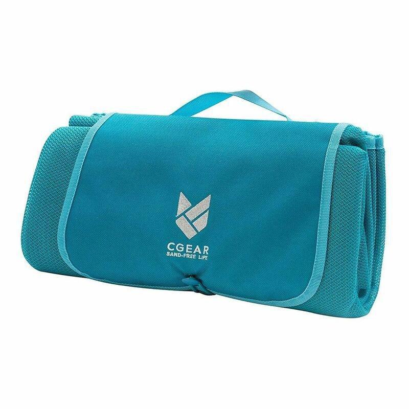 Cgear Sandlite Sand Free Life Mat Navy Quilted S 3.4 x 6.6, , large image number 0
