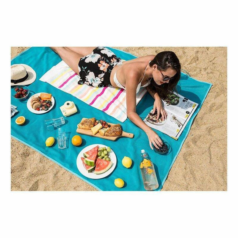 Cgear Sandlite Sand Free Life Mat Navy Quilted S 3.4 x 6.6, , large image number 2
