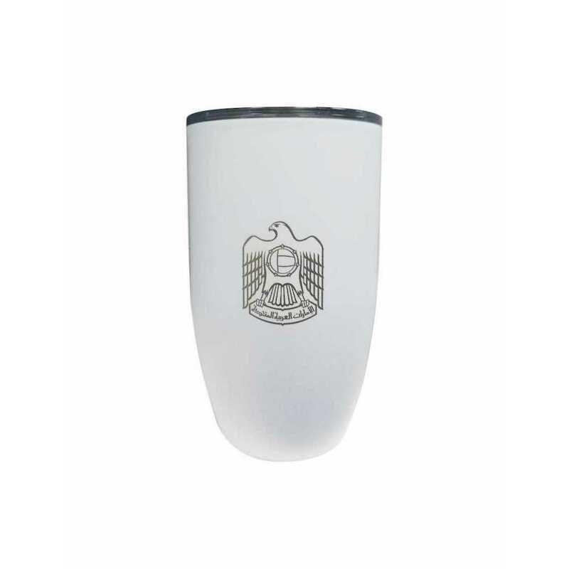 Rovatti Stainless Steel Take Away Mug UAE White 224ml, , large image number 0