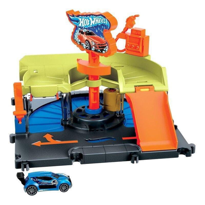 Hot Wheels City Downtown Express Car Wash Playset HDR27, , medium