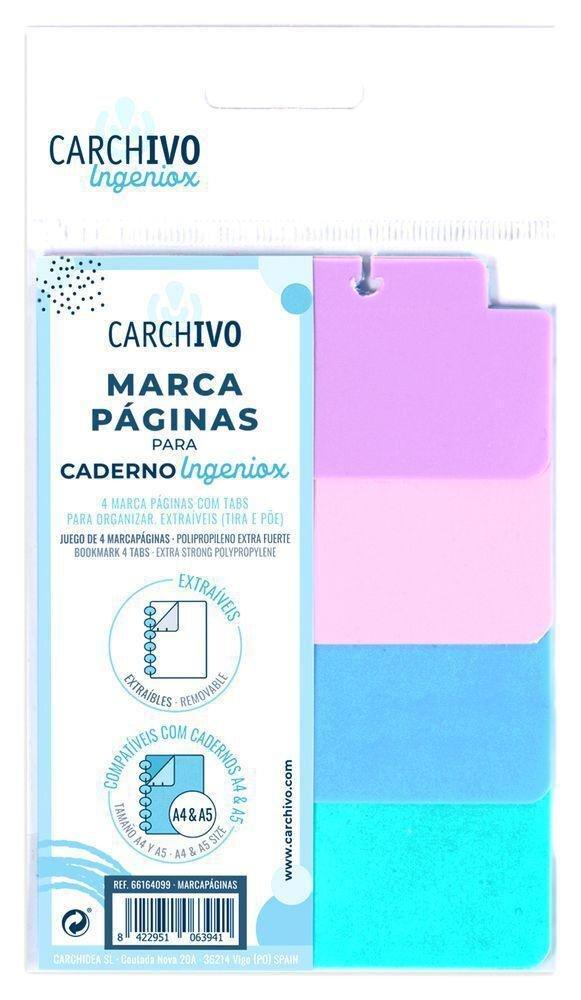 Carchivo Ingeniox Page Markers Pastel Colours, , large image number 0