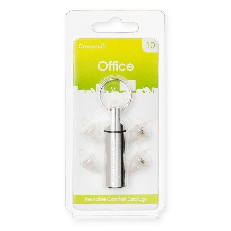 Crescendo Office 10 Hearing Protection Reusable Earplugs, , large image number 0