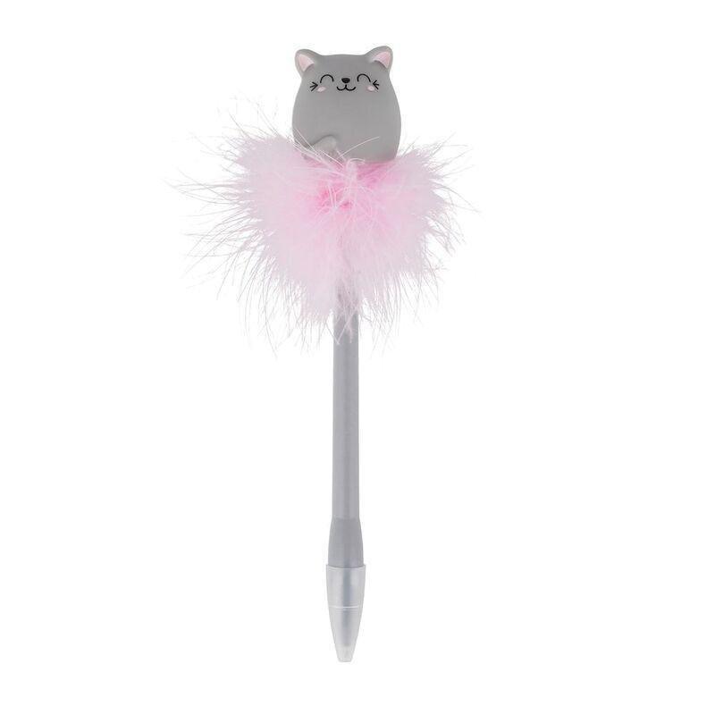 Legami Ballpoint Pen With Light - Writing Is Magic - Kitty, , medium