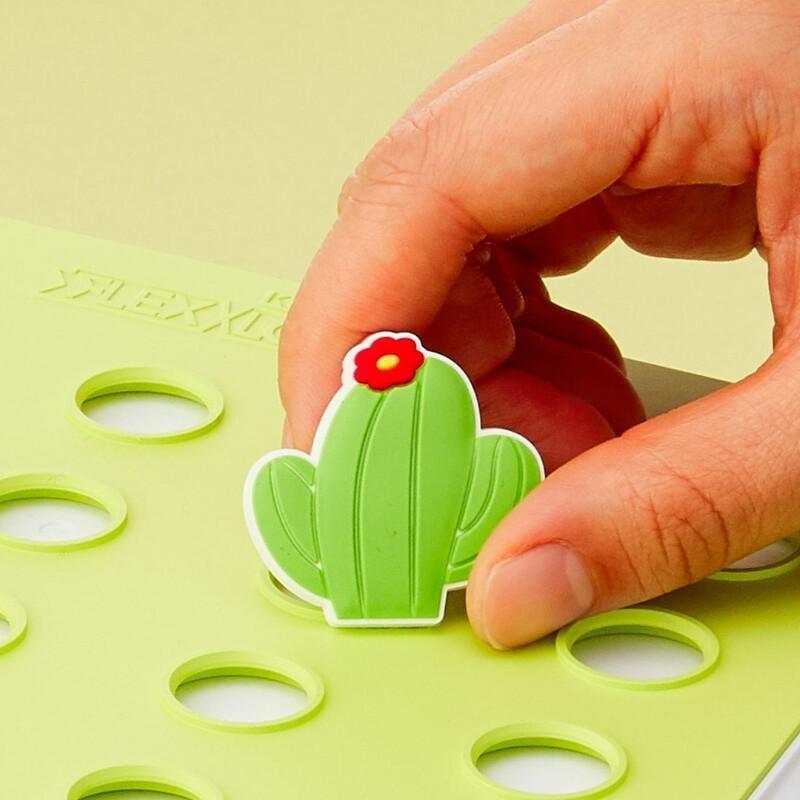 Flex & Lock Flexcharms Cactus Lunchbox Decorations, , large image number 1