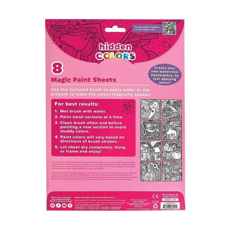 OOLY Hidden Colors Magic Paint Sheets - Magic Friends, , medium