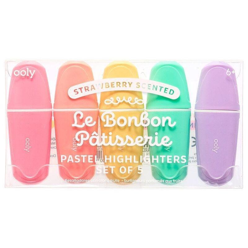 OOLY Le Bonbon Patisserie Scented Pastel Highlighters - Set of 5, , large image number 0