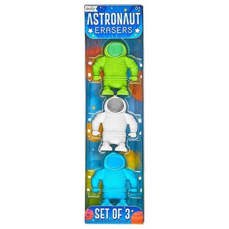 OOLY - OOLY Astronaut Erasers (Set of 3)