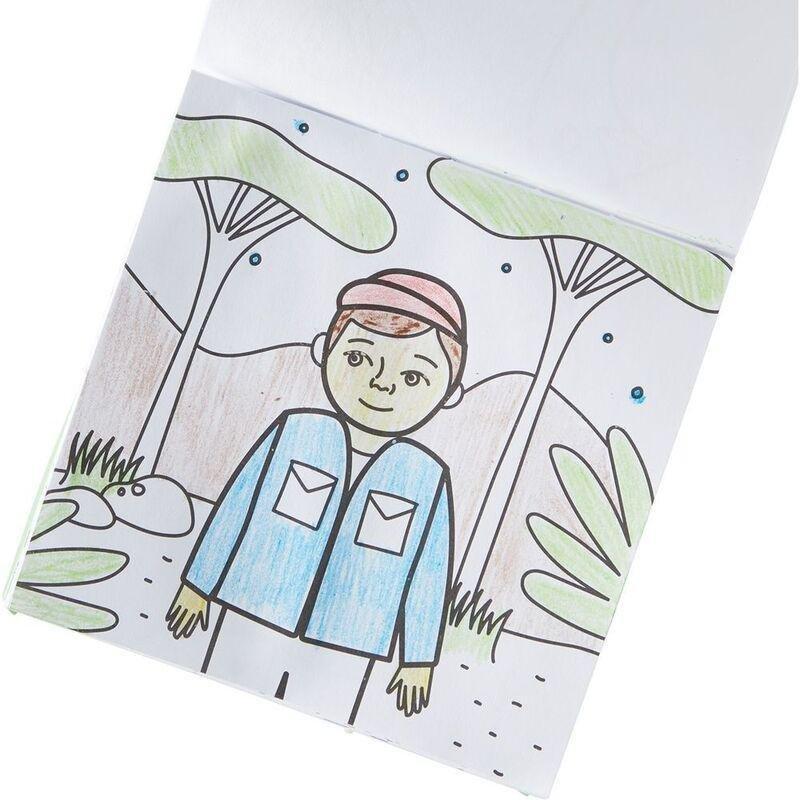 OOLY Carry Along Coloring Book Set - On Safari, , large image number 1