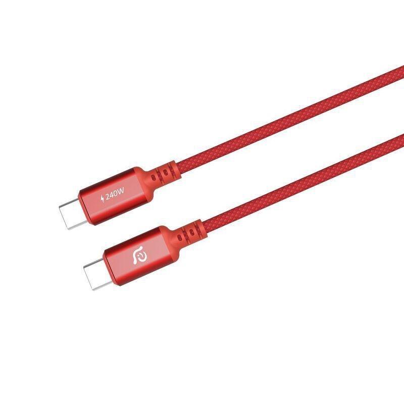Adam Elements Casa P120 - USB-C To USB-C 240W Charging Cable 120cm - Red, , large image number 1