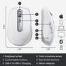 LOGITECH - Logitech 910-005991 MX Anywhere 3 Mac Pale Grey Wireless Mouse