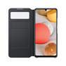 SAMSUNG - Samsung S View Wallet Cover for Galaxy A42 Black