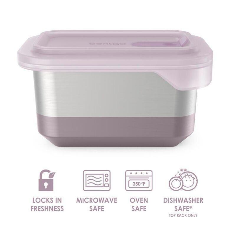 Bentgo Microsteel Heat And Eat Lunch Box - Lunch Size - Dusk, , large image number 1