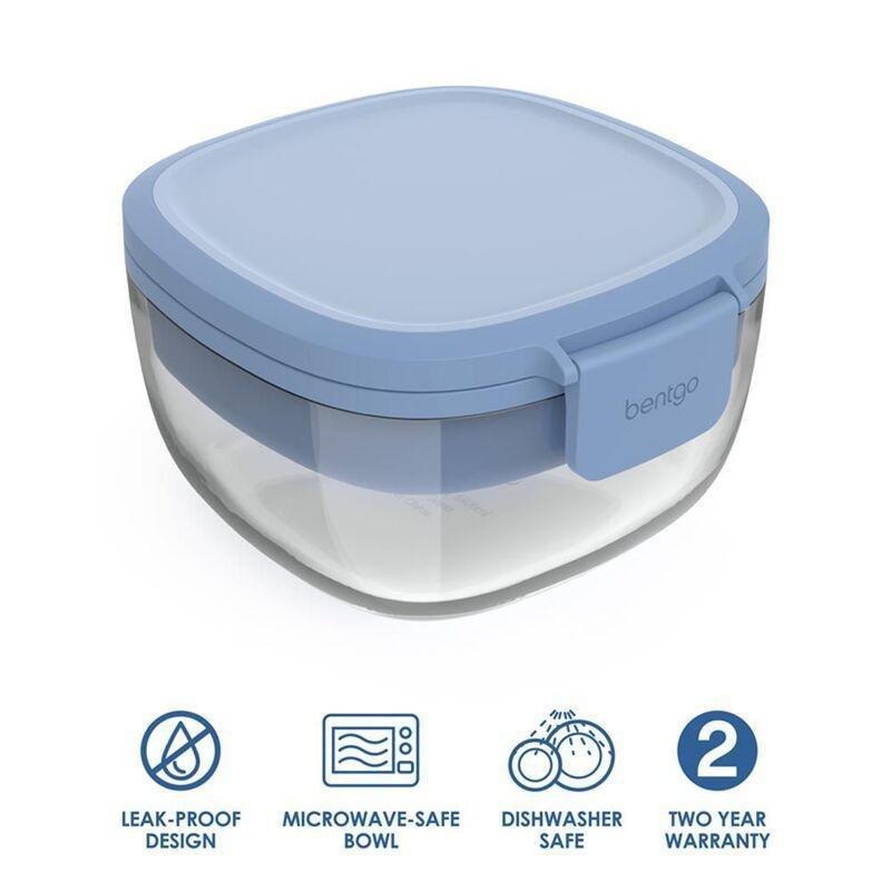 Bentgo Glass Salad Lunch Box - Light Blue, , large image number 1