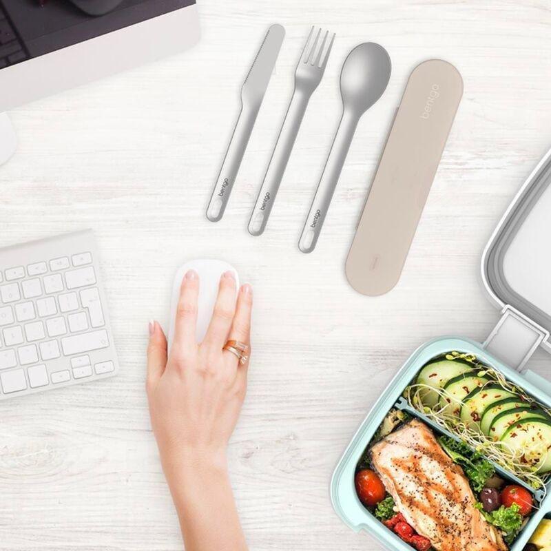 Bentgo Stainless Steel Utensils - Sand, , large image number 0