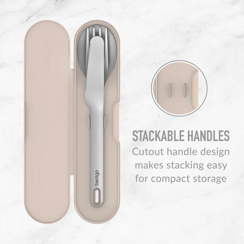 Bentgo Stainless Steel Utensils - Sand, , large image number 2