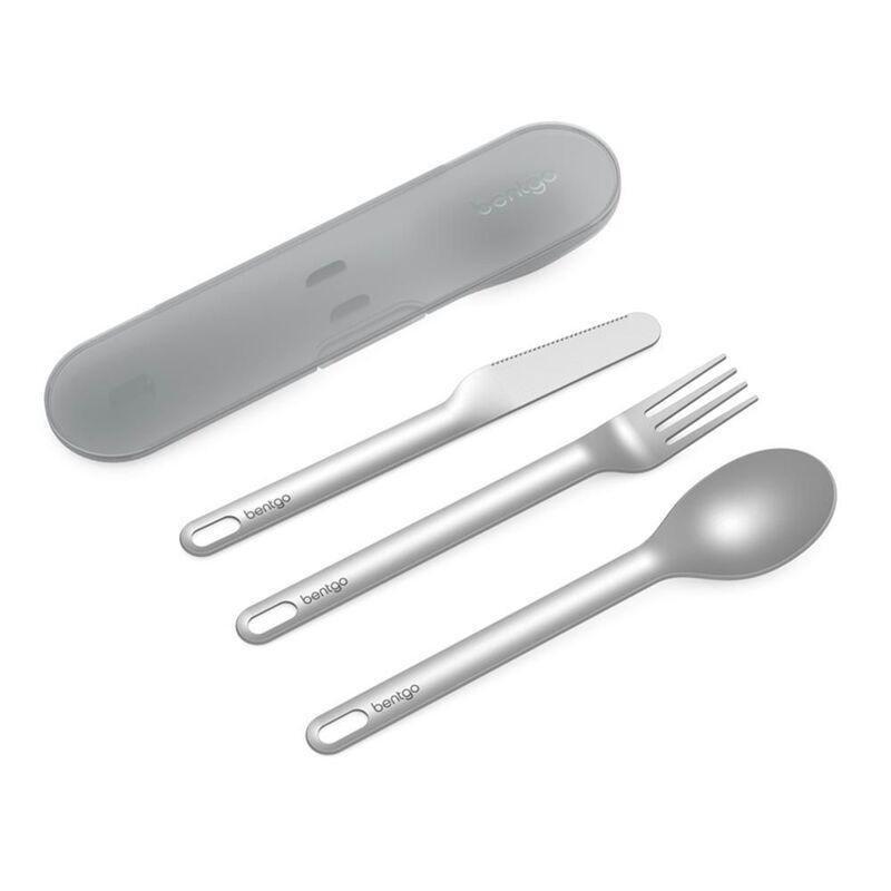 Bentgo Stainless Steel Utensils - Gray, , medium