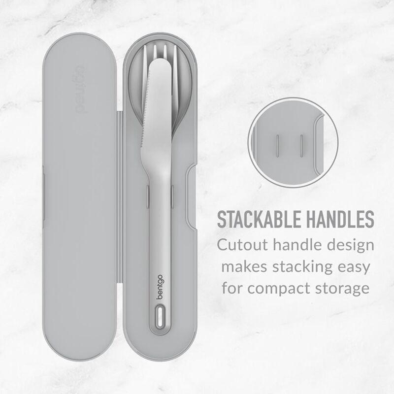 Bentgo Stainless Steel Utensils - Gray, , large image number 2