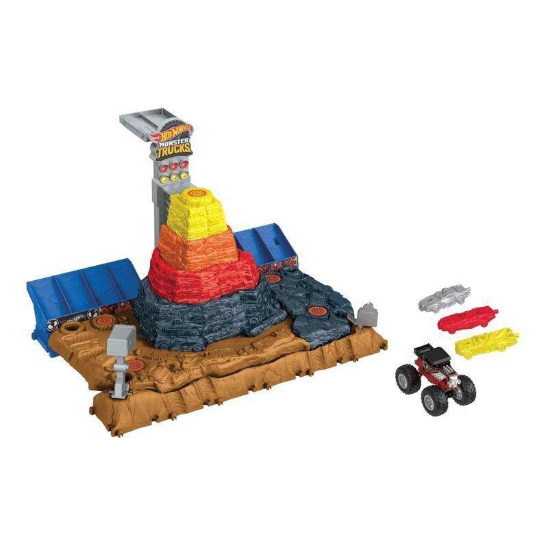 Hot Wheels Monster Trucks Arena Smashers Bone Shaker Ultimate Crush Yard HNB96, , large image number 0