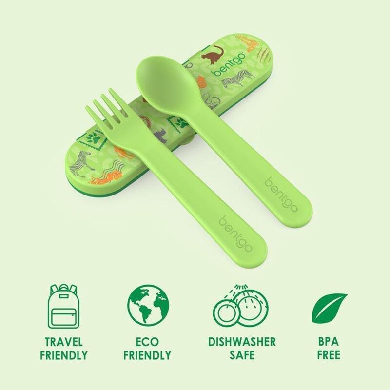 Bentgo Safari Kids Utensils Set, , large image number 2