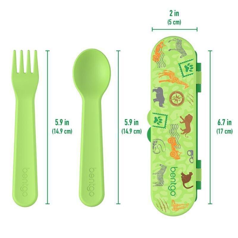 Bentgo Safari Kids Utensils Set, , large image number 4