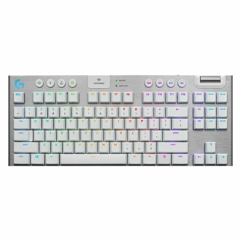 Logitech G 920-009664 G915 TKL Lightspeed RF RGB White US Wireless Gaming Keyboard, , large image number 0