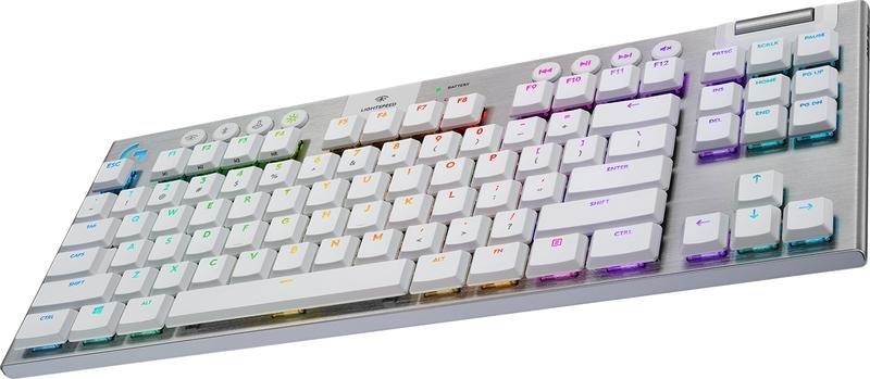 Logitech G 920-009664 G915 TKL Lightspeed RF RGB White US Wireless Gaming Keyboard, , large image number 4
