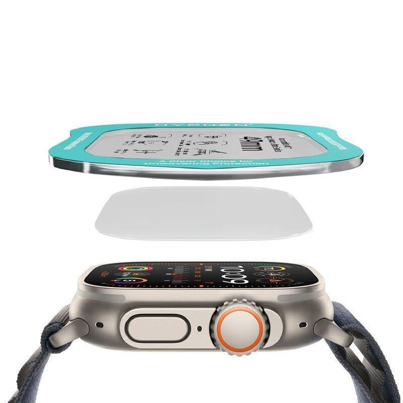 Hyphen Apple Watch Tempered Glass With Applicator - Ultra 2/Ultra (49mm), , large image number 3