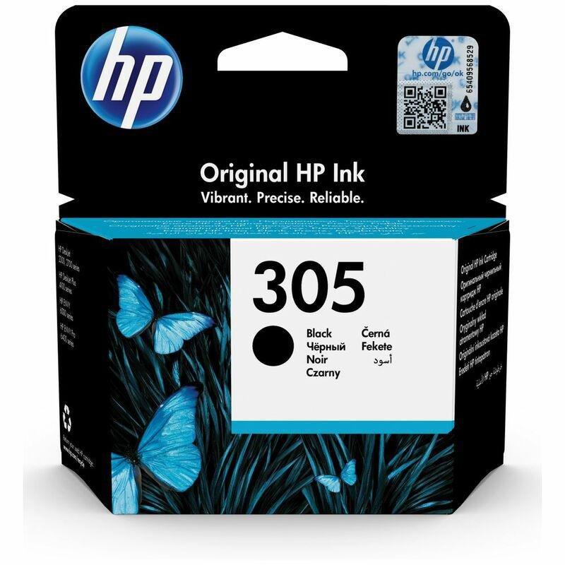 HP 305 Black Original Ink Cartridge, , large image number 0