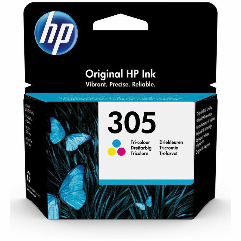 HP 305 Tri-Color Original Ink Cartridge, , large image number 0