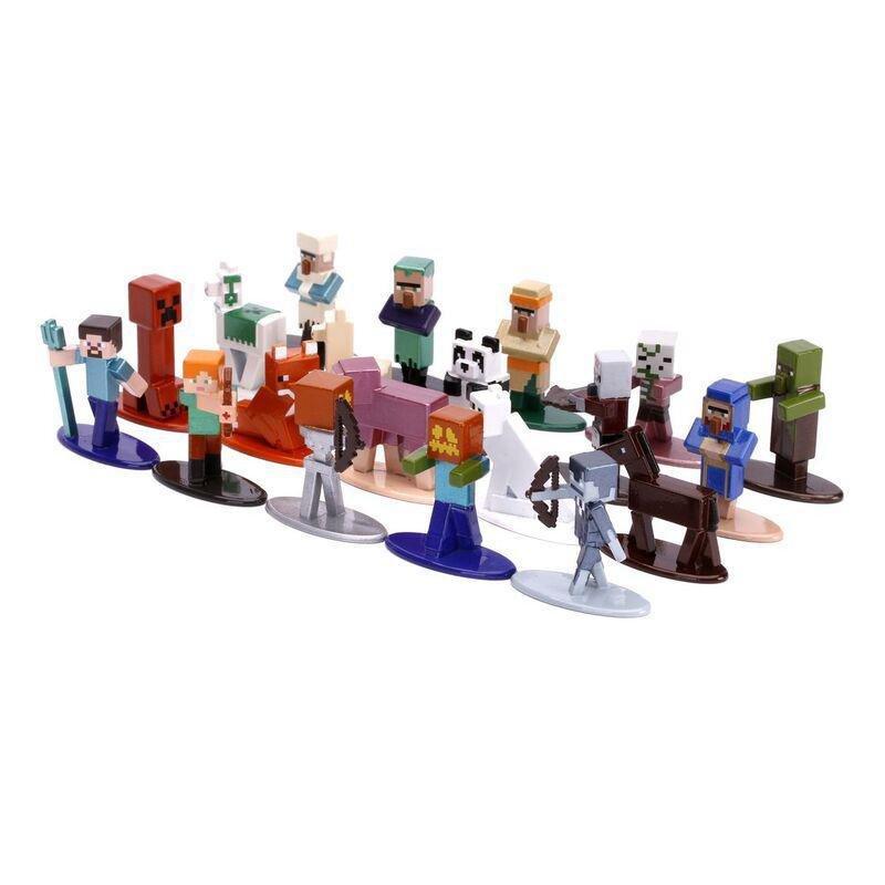 Jada Toys Nano Metalfigs Minecraft Caves and Cliffs 20 Piece Wave 3 Multi Pack 4-cm Metal Nano Collectible Figures, , large image number 2
