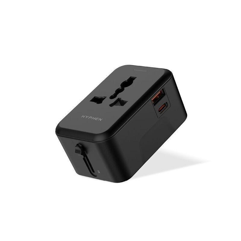 Hyphen Chargepoint Universal Travel Adaptor 20W - Black, , large image number 0