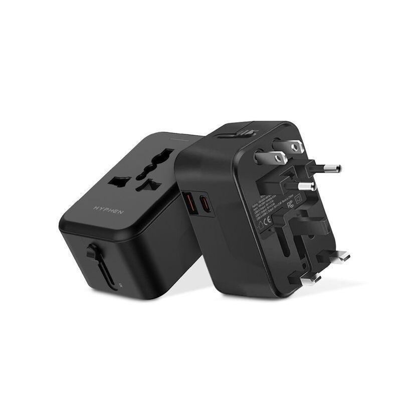 Hyphen Chargepoint Universal Travel Adaptor 20W - Black, , large image number 1