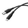 UNIQ - Uniq Helix Anti-Microbial USB-A To Lightning Cable Midnight Black 1.2M