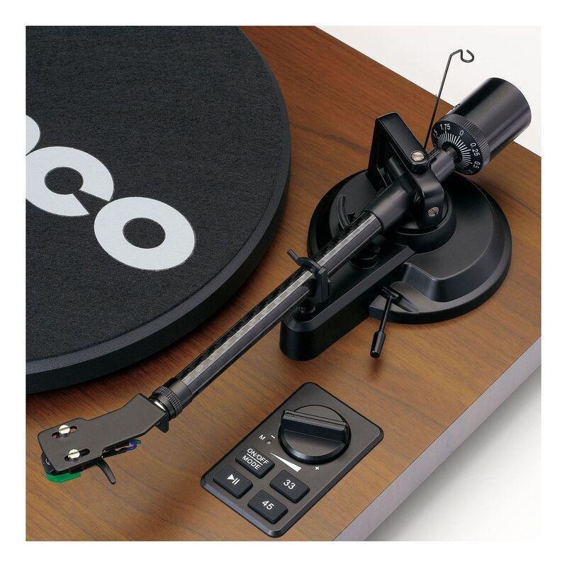 Lenco LS-600WA - Turntable with Built-In Amplifier and Bluetooth Plus 2 External Speakers - Walnut, , large image number 3