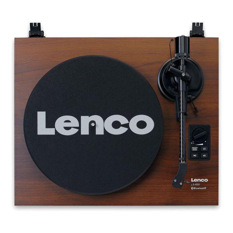 Lenco LS-600WA - Turntable with Built-In Amplifier and Bluetooth Plus 2 External Speakers - Walnut, , large image number 4
