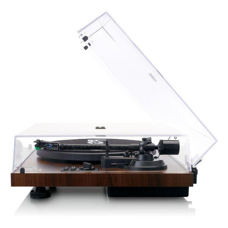 Lenco LS-600WA - Turntable with Built-In Amplifier and Bluetooth Plus 2 External Speakers - Walnut, , large image number 5