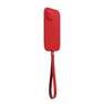 APPLE - Apple Leather Sleeve with Magsafe (Product)Red for iPhone 12 Mini