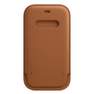 APPLE - Apple Leather Sleeve with Magsafe Saddle Brown for iPhone 12 Pro/12