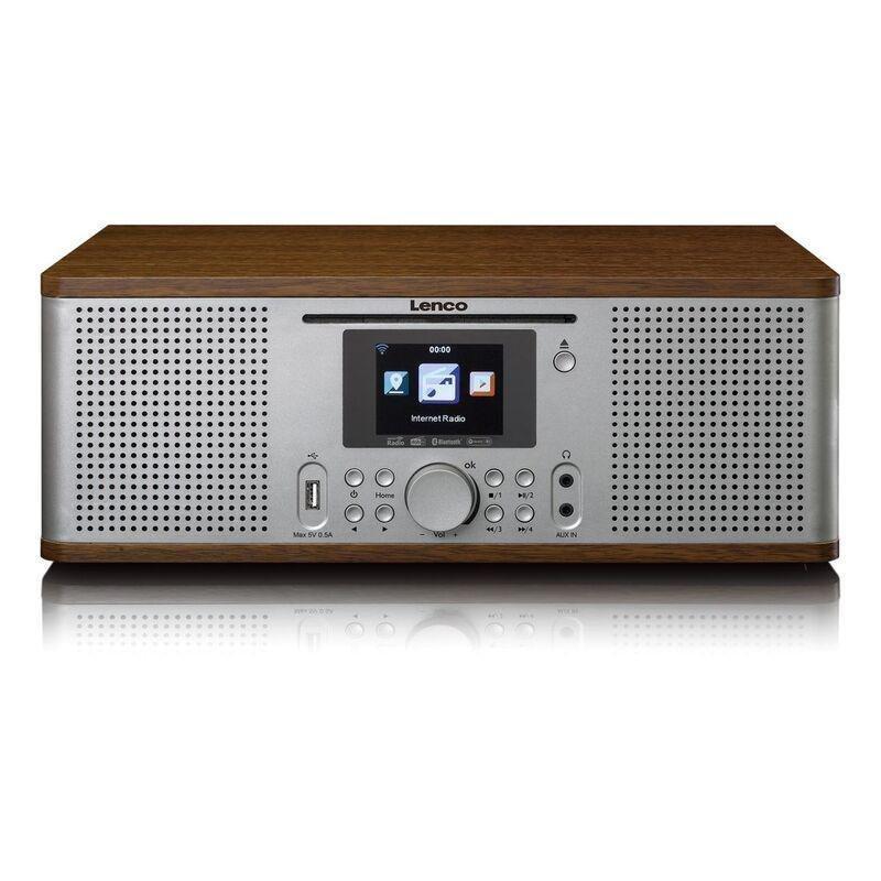 Lenco DIR-270WD Internet / DAB+ FM Radio with CD-Player & Bluetooth - Wood, , medium