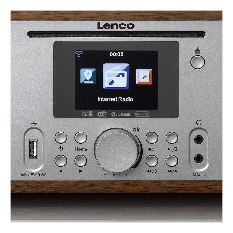 Lenco DIR-270WD Internet / DAB+ FM Radio with CD-Player & Bluetooth - Wood, , large image number 4
