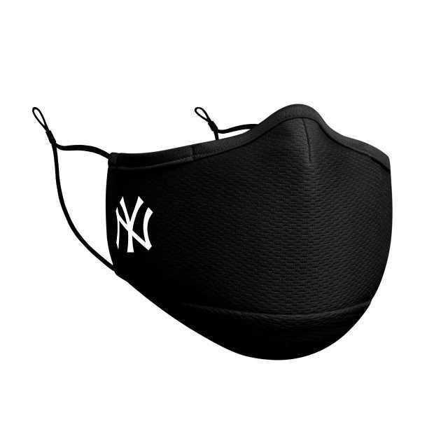 New Era New York Yankees Face Mask Black, , large image number 0