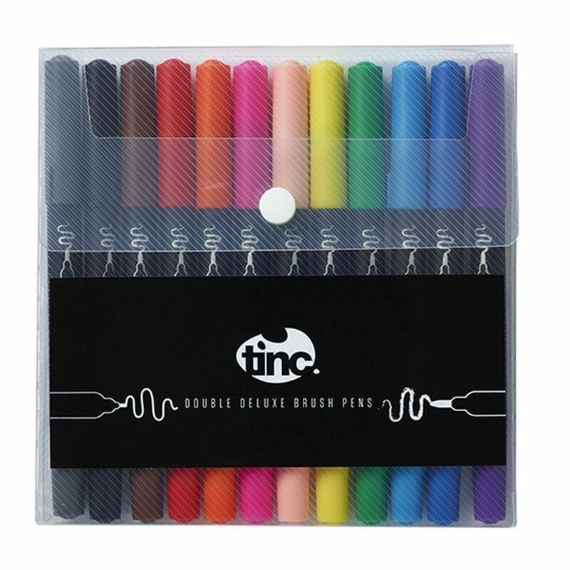 Tinc Double Deluxe Brush Markers, , large image number 0